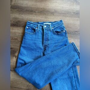 Levi’s Ribcage Straight Ankle Jeans High Waist 24